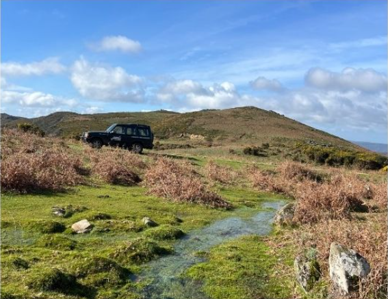 På jeeptur i nationalparken Peneda-Gerês. Foto från Centro Aventura.