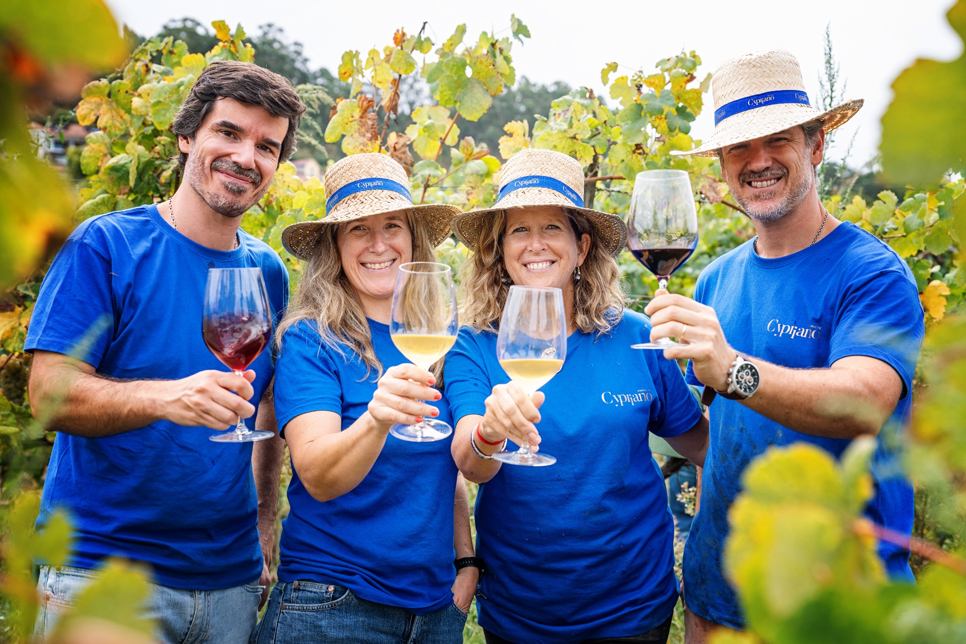 A warm welcome from Leonor and her family. Photo: Quinta de Cypriano