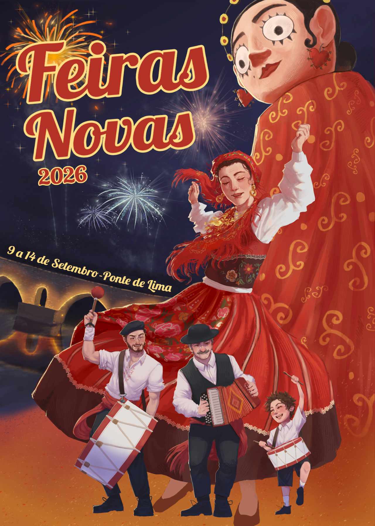 The 2026 Feiras Novas poster.
